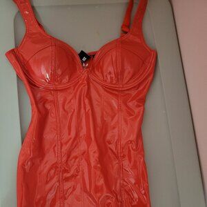 Ivy heart latex dress